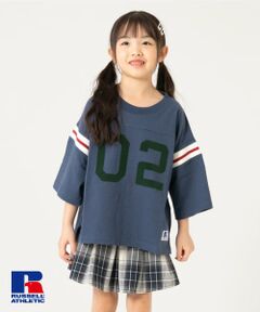 and D.petitmain / アンドディー. プティマイン Tシャツ | 【ラッセル】ナンバリングフットボール ロンTEE