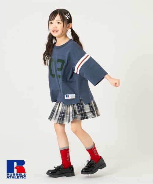 and D.petitmain / アンドディー. プティマイン Tシャツ | 【ラッセル】ナンバリングフットボール ロンTEE | 詳細1