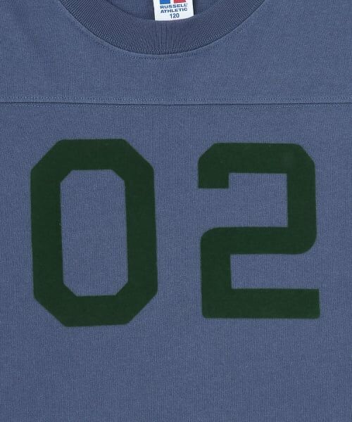 and D.petitmain / アンドディー. プティマイン Tシャツ | 【ラッセル】ナンバリングフットボール ロンTEE | 詳細10