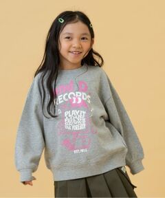 and D.petitmain / アンドディー. プティマイン スウェット | クラック加工スウェットプルオーバー