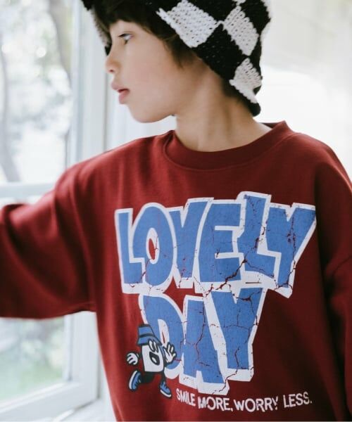 and D.petitmain / アンドディー. プティマイン スウェット | クラック加工スウェットプルオーバー | 詳細1