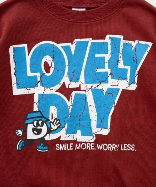 and D.petitmain / アンドディー. プティマイン スウェット | クラック加工スウェットプルオーバー | 詳細10