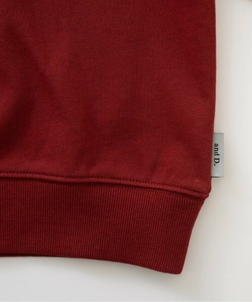 and D.petitmain / アンドディー. プティマイン スウェット | クラック加工スウェットプルオーバー | 詳細12