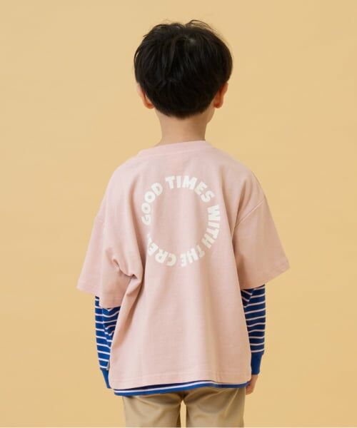 and D.petitmain / アンドディー. プティマイン Tシャツ | 【2Pセット】3WAYプリントTシャツ | 詳細1