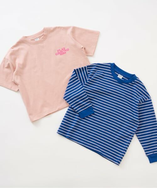 and D.petitmain / アンドディー. プティマイン Tシャツ | 【2Pセット】3WAYプリントTシャツ | 詳細10