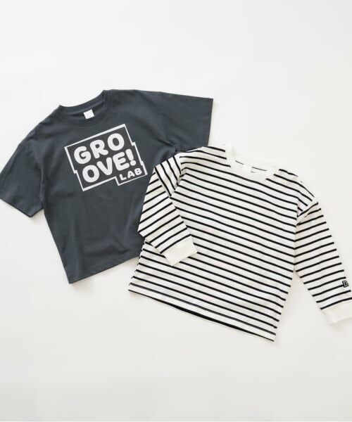 and D.petitmain / アンドディー. プティマイン Tシャツ | 【2Pセット】3WAYプリントTシャツ | 詳細11