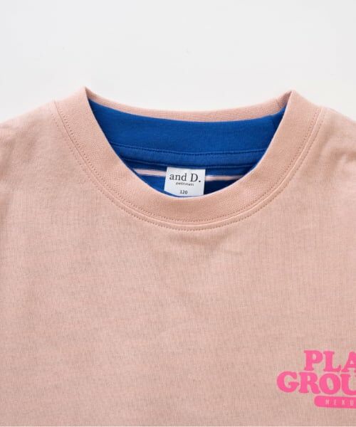 and D.petitmain / アンドディー. プティマイン Tシャツ | 【2Pセット】3WAYプリントTシャツ | 詳細13