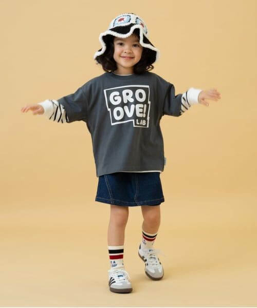 and D.petitmain / アンドディー. プティマイン Tシャツ | 【2Pセット】3WAYプリントTシャツ | 詳細5