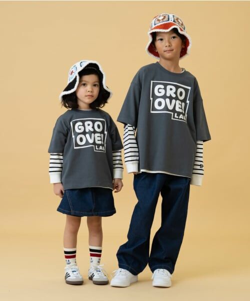 and D.petitmain / アンドディー. プティマイン Tシャツ | 【2Pセット】3WAYプリントTシャツ | 詳細8