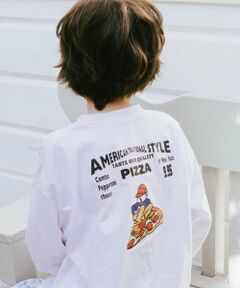 and D.petitmain / アンドディー. プティマイン Tシャツ | 【親子リンク】【365D】OFUZAKEおにいちゃんロンT