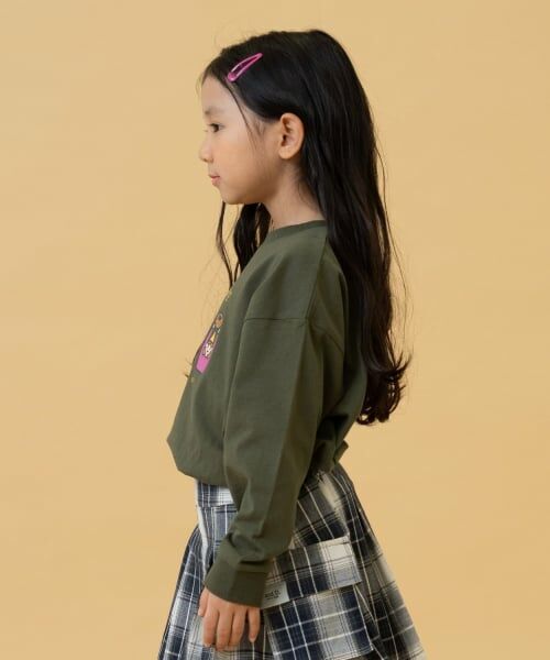 and D.petitmain / アンドディー. プティマイン Tシャツ | 【親子リンク】【365D】OFUZAKEおにいちゃんロンT | 詳細1