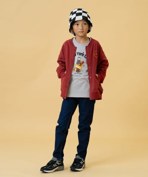 and D.petitmain / アンドディー. プティマイン Tシャツ | 【親子リンク】【365D】OFUZAKEおにいちゃんロンT | 詳細11