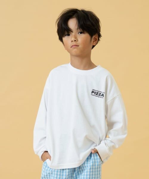 and D.petitmain / アンドディー. プティマイン Tシャツ | 【親子リンク】【365D】OFUZAKEおにいちゃんロンT | 詳細13