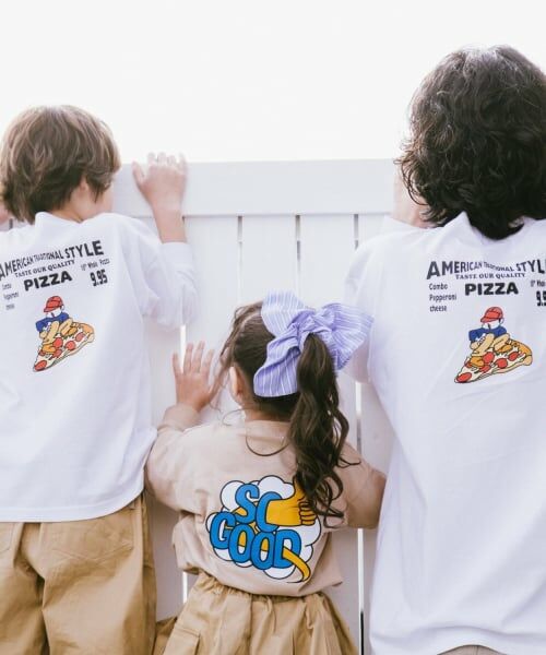 and D.petitmain / アンドディー. プティマイン Tシャツ | 【親子リンク】【365D】OFUZAKEおにいちゃんロンT | 詳細14