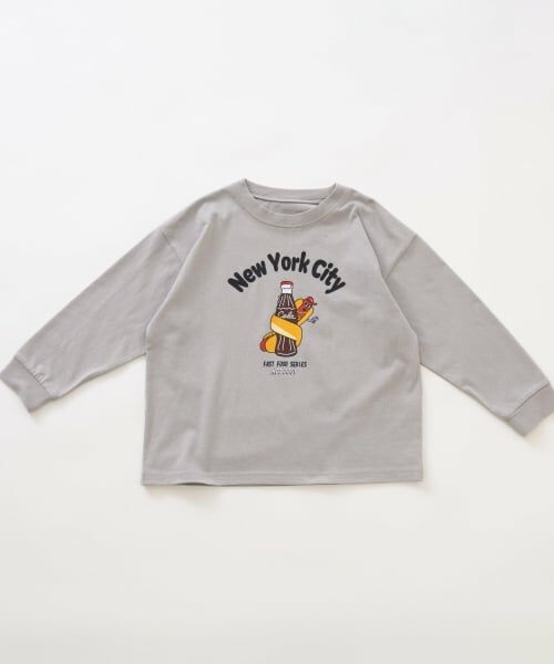 and D.petitmain / アンドディー. プティマイン Tシャツ | 【親子リンク】【365D】OFUZAKEおにいちゃんロンT | 詳細21