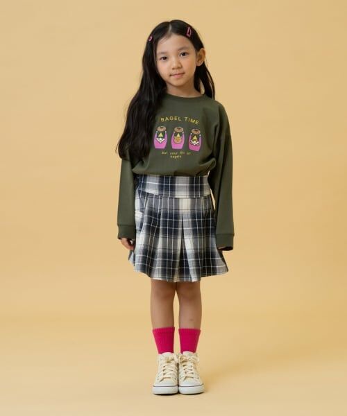 and D.petitmain / アンドディー. プティマイン Tシャツ | 【親子リンク】【365D】OFUZAKEおにいちゃんロンT | 詳細3