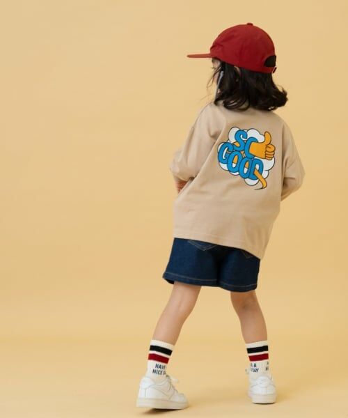 and D.petitmain / アンドディー. プティマイン Tシャツ | 【親子リンク】【365D】OFUZAKEおにいちゃんロンT | 詳細5