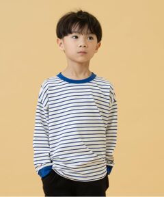 and D.petitmain / アンドディー. プティマイン Tシャツ | 【365D】アソートマルチボーダーロンT