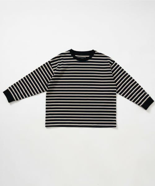 and D.petitmain / アンドディー. プティマイン Tシャツ | 【365D】アソートマルチボーダーロンT | 詳細15