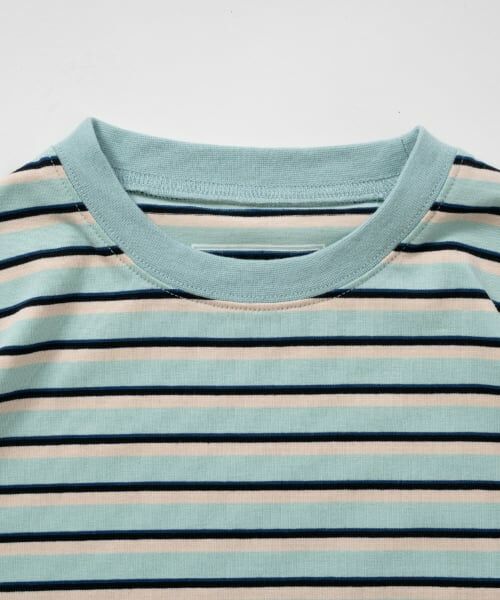 and D.petitmain / アンドディー. プティマイン Tシャツ | 【365D】アソートマルチボーダーロンT | 詳細6