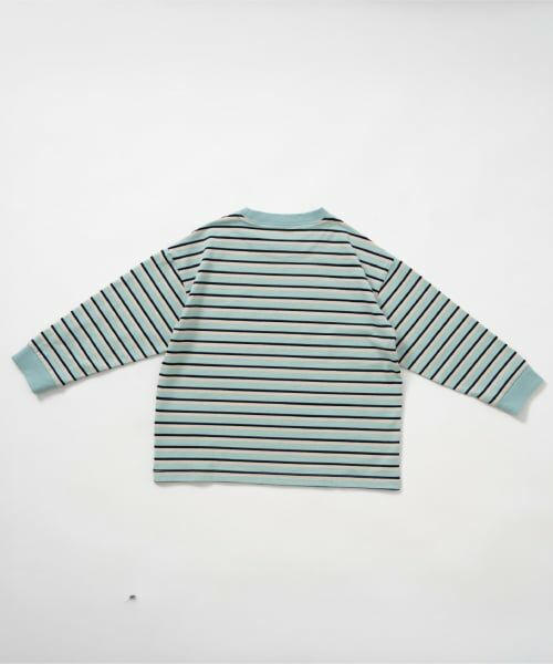 and D.petitmain / アンドディー. プティマイン Tシャツ | 【365D】アソートマルチボーダーロンT | 詳細9