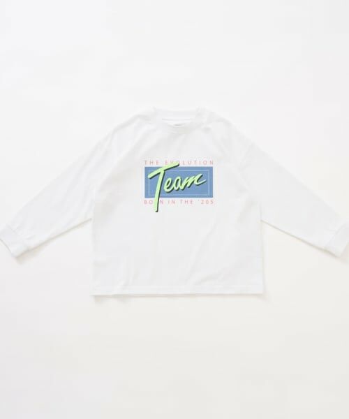 and D.petitmain / アンドディー. プティマイン Tシャツ | 【親子リンク】【綿100%】【365D】ストリートロゴロンT | 詳細4