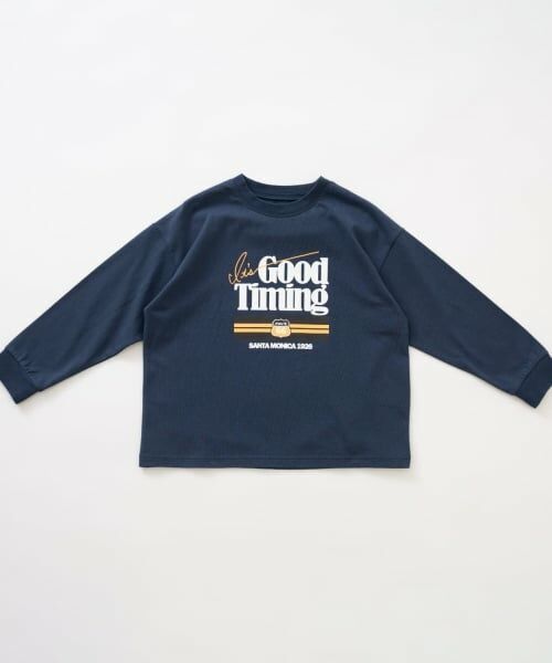 and D.petitmain / アンドディー. プティマイン Tシャツ | 【親子リンク】【綿100%】【365D】ストリートロゴロンT | 詳細7