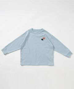 and D.petitmain / アンドディー. プティマイン Tシャツ | 【綿100%】【365D】ワンポイントししゅうロンT