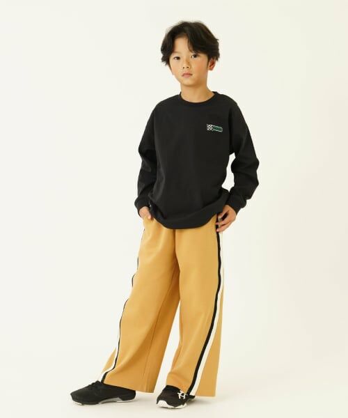 and D.petitmain / アンドディー. プティマイン Tシャツ | 【綿100%】【365D】ワンポイントししゅうロンT | 詳細1