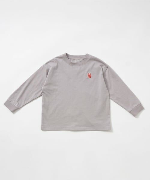 and D.petitmain / アンドディー. プティマイン Tシャツ | 【綿100%】【365D】ワンポイントししゅうロンT | 詳細12