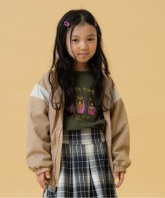 and D.petitmain / アンドディー. プティマイン ブルゾン | 【フード収納可能】【撥水】肩切替ジップジャケット