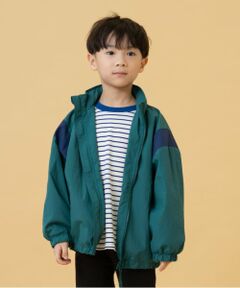 and D.petitmain / アンドディー. プティマイン ブルゾン | 【フード収納可能】【撥水】肩切替ジップジャケット