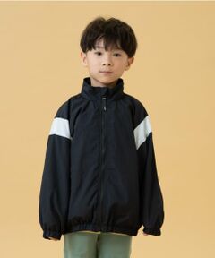 and D.petitmain / アンドディー. プティマイン ブルゾン | 【フード収納可能】【撥水】肩切替ジップジャケット