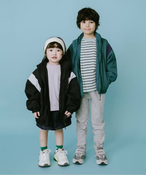 and D.petitmain / アンドディー. プティマイン ブルゾン | 【フード収納可能】【撥水】肩切替ジップジャケット | 詳細10