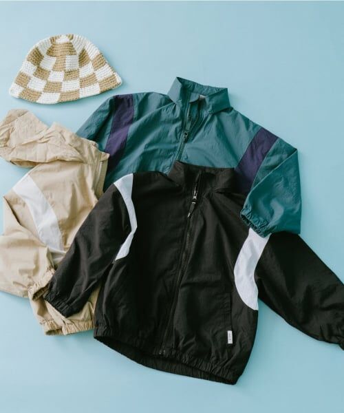 and D.petitmain / アンドディー. プティマイン ブルゾン | 【フード収納可能】【撥水】肩切替ジップジャケット | 詳細11