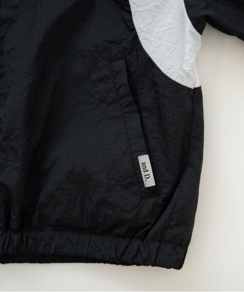 and D.petitmain / アンドディー. プティマイン ブルゾン | 【フード収納可能】【撥水】肩切替ジップジャケット | 詳細13
