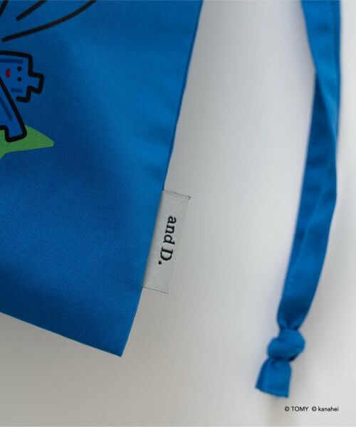 and D.petitmain / アンドディー. プティマイン ポーチ | 【あつまれ！プラレールズ】巾着ポーチ | 詳細8