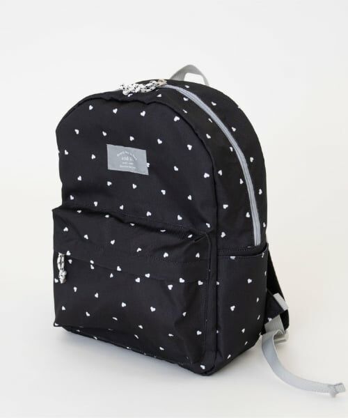 and D.petitmain / アンドディー. プティマイン リュック・バックパック | 【365D】デイリーアソートガラリュック（黒）