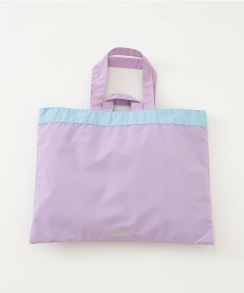 and D.petitmain / アンドディー. プティマイン トートバッグ | 【撥水】リバーシブルバイカラーレッスントート（ラベンダー）