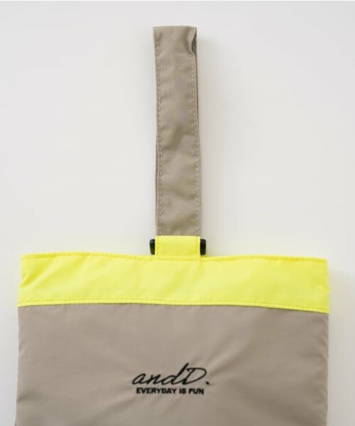 and D.petitmain / アンドディー. プティマイン インテリア・生活雑貨・ホビー・ステーショナリー | 【撥水】バイカラーシューズバック | 詳細3