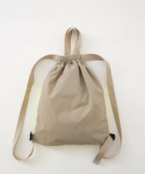and D.petitmain / アンドディー. プティマイン リュック・バックパック | 【撥水】バイカラーハンドル付きナップサック | 詳細10
