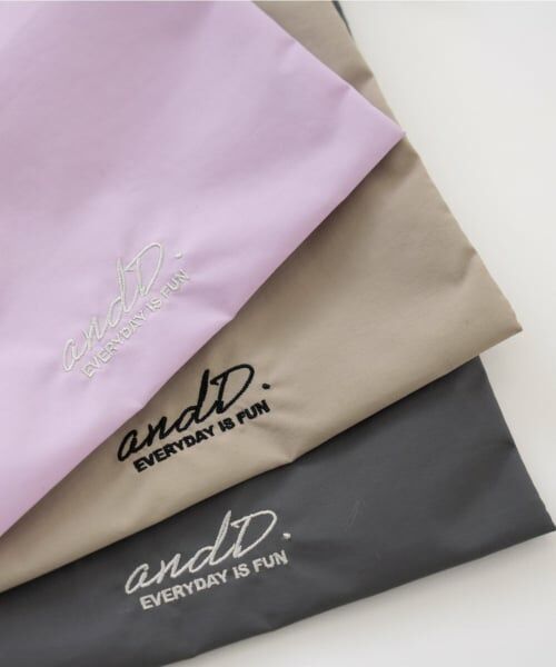 and D.petitmain / アンドディー. プティマイン リュック・バックパック | 【撥水】バイカラーハンドル付きナップサック | 詳細11