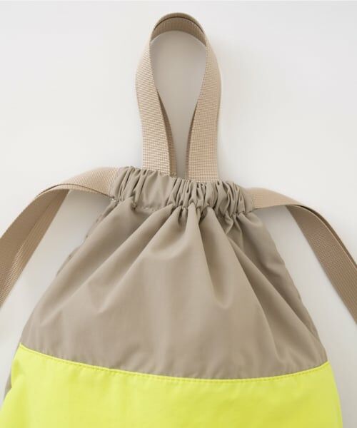 and D.petitmain / アンドディー. プティマイン リュック・バックパック | 【撥水】バイカラーハンドル付きナップサック | 詳細4