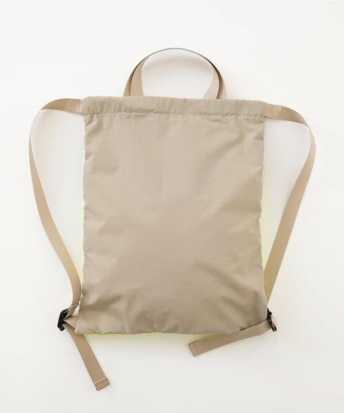 and D.petitmain / アンドディー. プティマイン リュック・バックパック | 【撥水】バイカラーハンドル付きナップサック | 詳細9