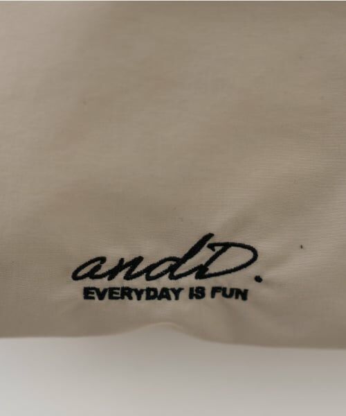 and D.petitmain / アンドディー. プティマイン バッグ | 【撥水】バイカラー巾着 | 詳細4