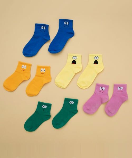 and D.petitmain / アンドディー. プティマイン ソックス | 【Dセレクト】おめめソックス | 詳細1