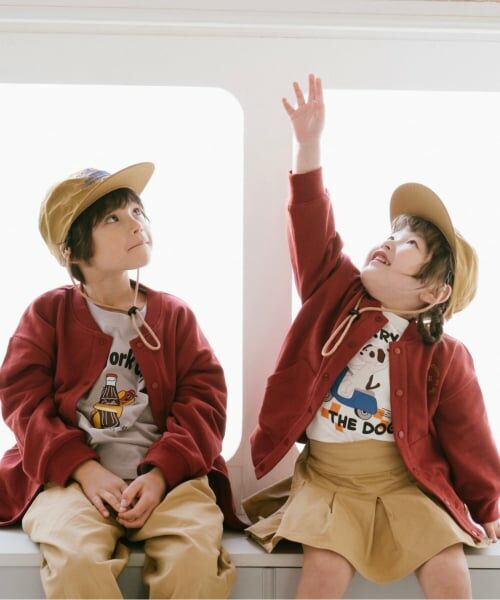 and D.petitmain / アンドディー. プティマイン キャップ | 紐付きししゅうカラーキャップ | 詳細1