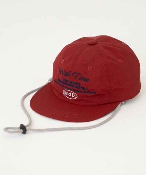 and D.petitmain / アンドディー. プティマイン キャップ | 紐付きししゅうカラーキャップ | 詳細10