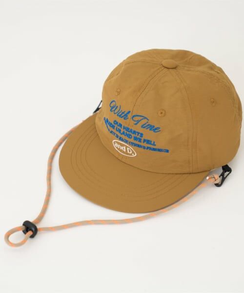 and D.petitmain / アンドディー. プティマイン キャップ | 紐付きししゅうカラーキャップ | 詳細11