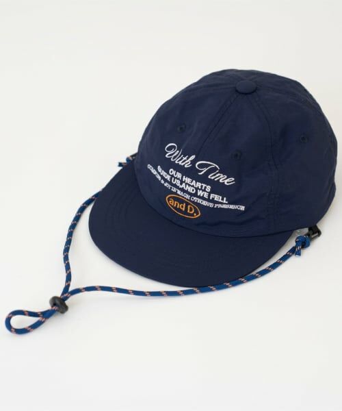 and D.petitmain / アンドディー. プティマイン キャップ | 紐付きししゅうカラーキャップ | 詳細12
